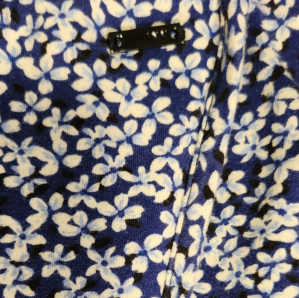😀 Jones New York Floral Women's Skort - Blue and White - Picture 5 of 8
